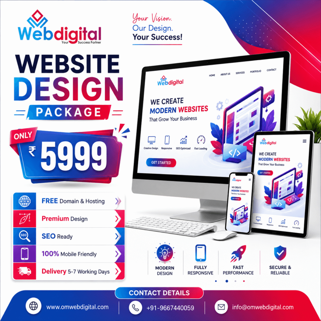 Website Design Package ₹5999