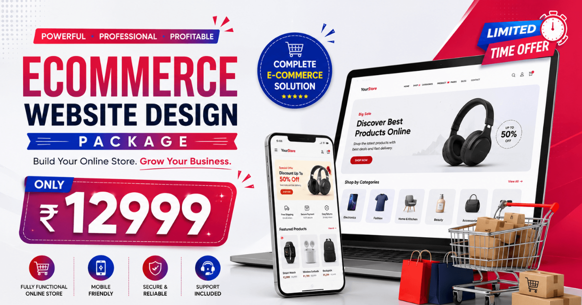 ecommerce website design package